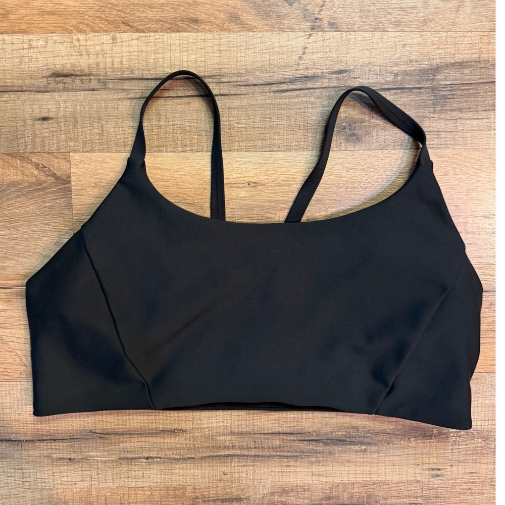 Prana Heavana Every Minute Bra Black Racerback Yoga Activewear Large